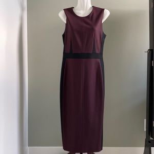 New with tags Judith and Charles Simone Dress 6 Maroon Black